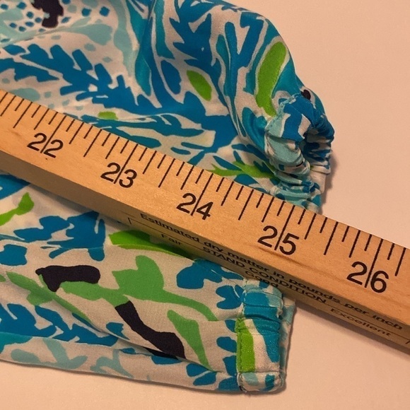 Lilly Pulitzer Elsa top let’s cha cha spa blue - Picture 6 of 8